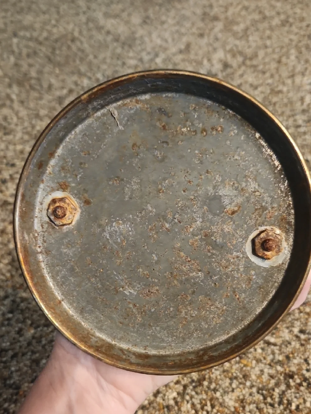 Vintage Brass Candle Wick Trimmer Holder with Tall Handle - Brass Tone